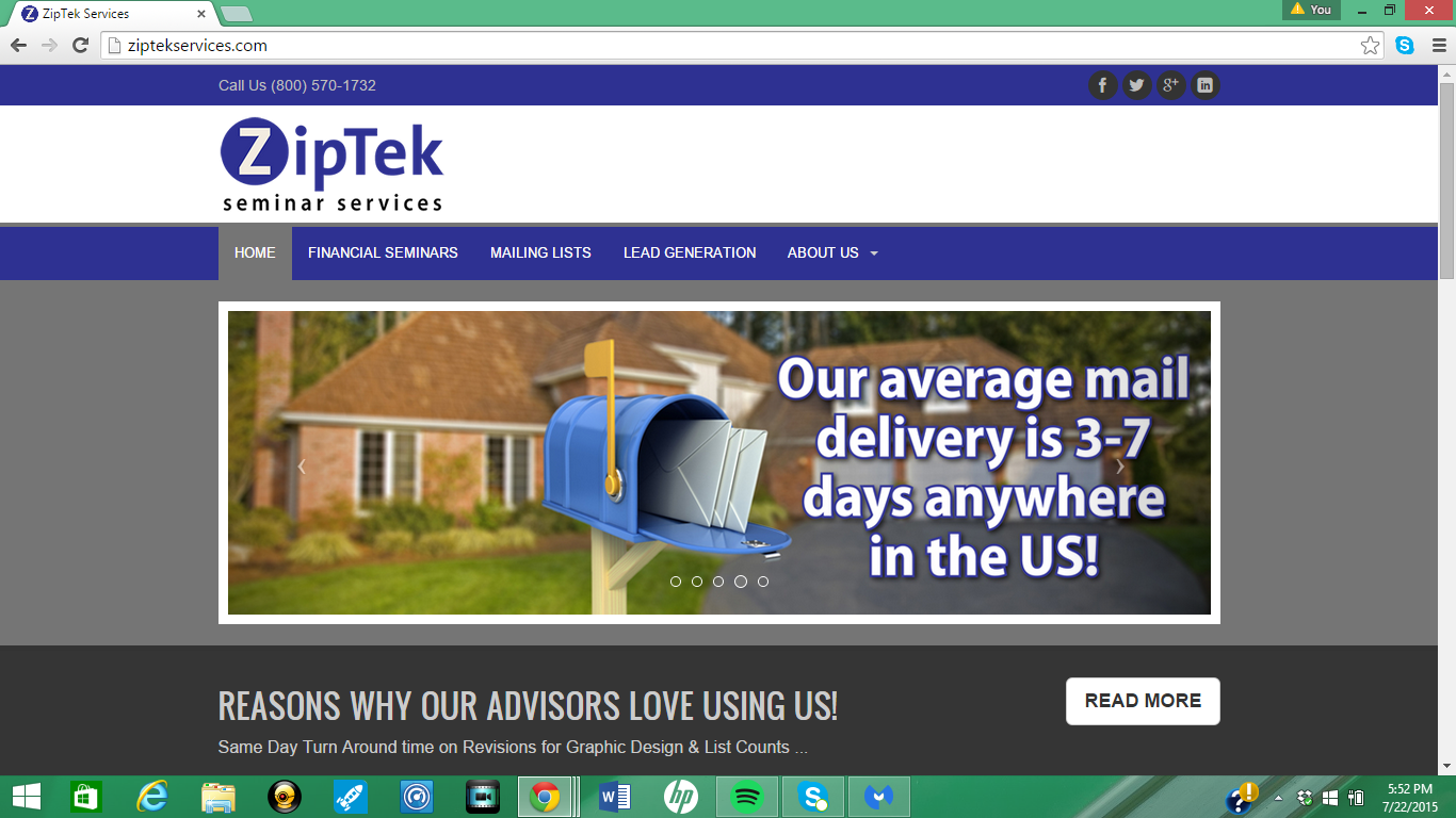 Ziptek  services